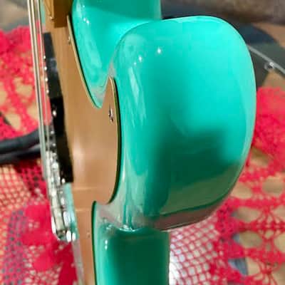 Fender Vintera '50s Precision Bass with Maple Fretboard - Seafoam Green image 6