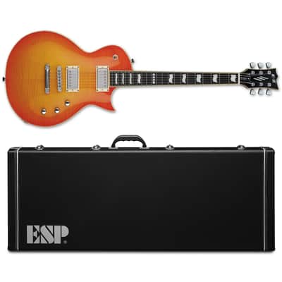ESP E-II Eclipse Full Thickness Vintage Honey Burst Electric Guitar + Hard Case Made in Japan image 1