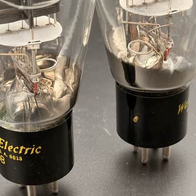 Western Electric 300B 1988 TESTED NOS Matched Pair DHT Vacuum Tube HI FI pair image 6