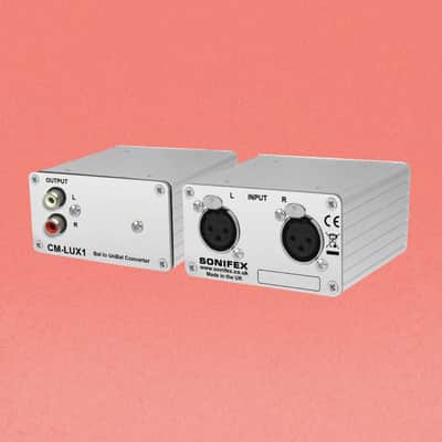 Sonifex CM-LUX1 Passive XLR to Phono Converter *USA Small Business* image 2