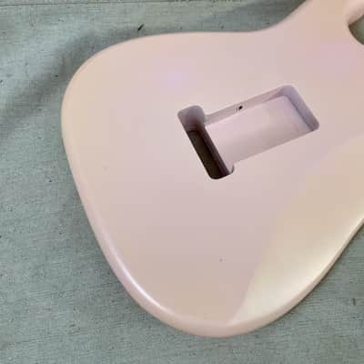 Unbranded Stratocaster Shell Pink Pearl Guitar Body SSS image 6