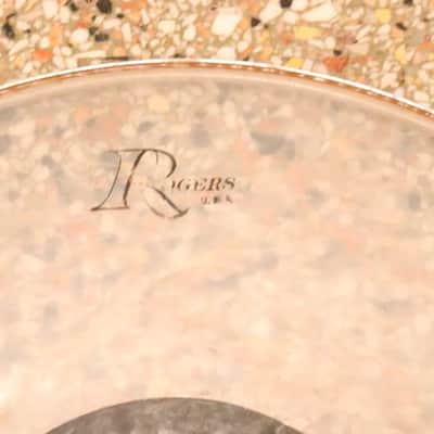 Rogers 16" Clear Black Dot Drum Head Vintage 1970's image 2