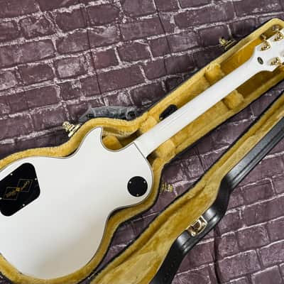 2025 IGC Epiphone Inspired by Gibson Les Paul Custom Alpine White New Unplayed Auth Dlr 8lb10oz #610 image 18
