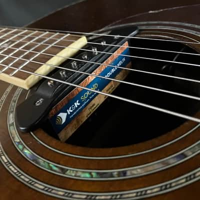 Washburn WJ130EK Vintage Series Jumbo Acoustic Guitar w/ K&K Pickup and Case image 10