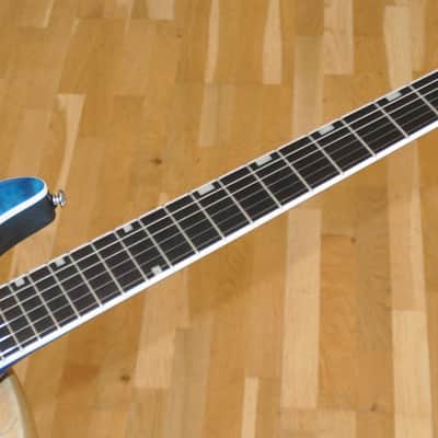 ESP LTD MH-1000QM BLKOC Black Ocean / MH1000 Deluxe Series / Made In Korea / EMG X Upgraded / MH-1000 QM / W24060910 image 7