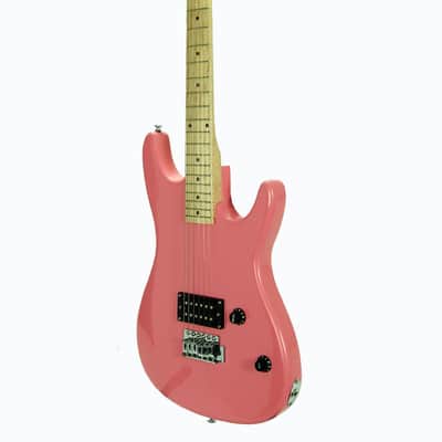 Viper GE93-PK Solid Body Bolt-on Maple Neck 6-String Electric Guitar With Adjustable Saddles image 2