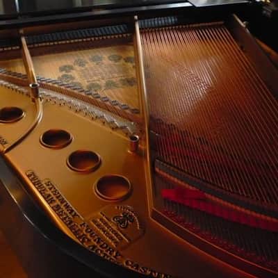 1917 Steinway Baby Grand Model M Satin Black image 7