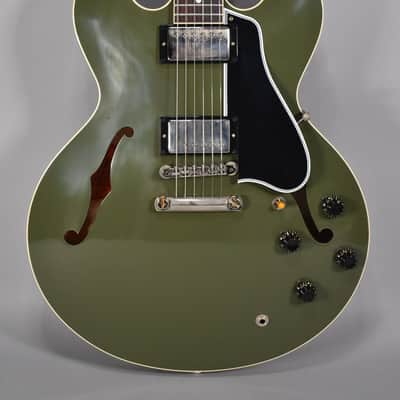 2025 Gibson '59 ES-335 Reissue VOS Olive Drab Finish W/OHSC image 3