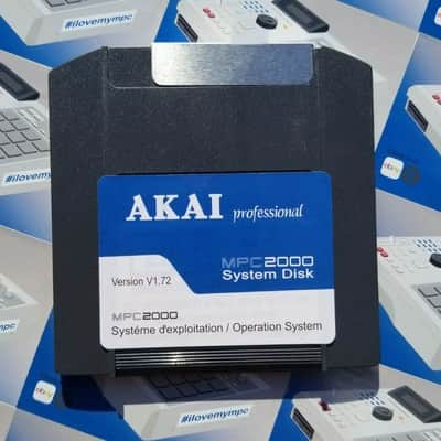 Akai MPC 2000 ZIP 100MB Operating System OS Ver.1.72 (Latest Version) Boot Disk