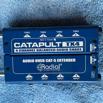 Radial Catapult TX4 4-Channel Balanced Snake Box Transmitter 2022 - Present - Blue image 1