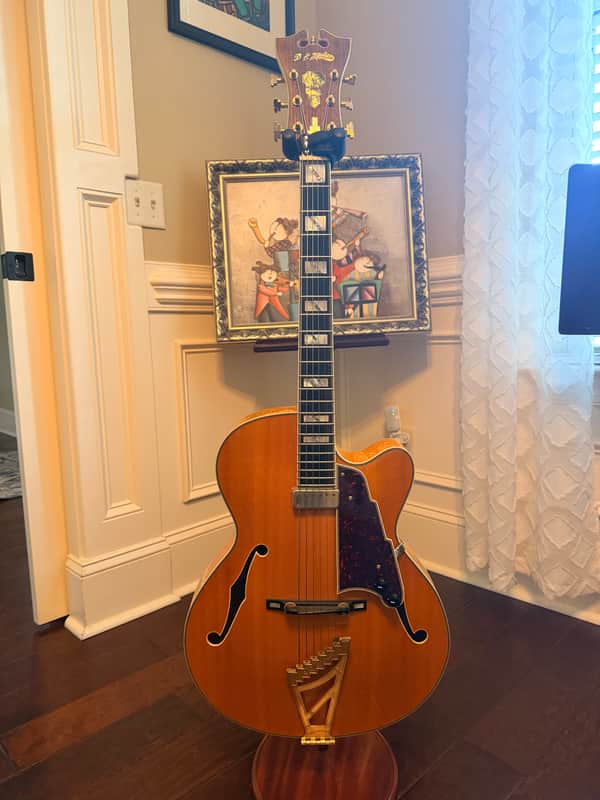 D'Angelico Excel EXS-1  Archtop Honey Blonde image 1