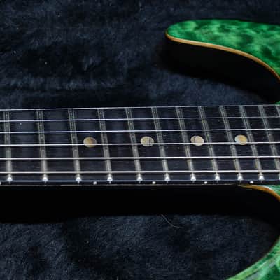 Brian Moore USA MC-1 Double Cutaway Emerald Green 1990's image 4