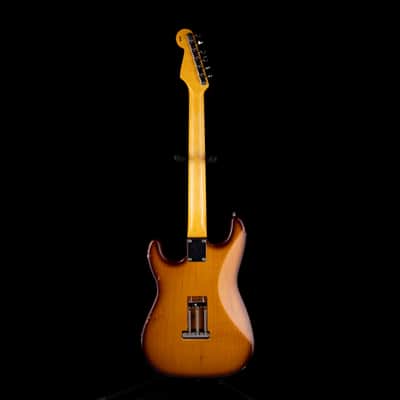 Used Partscaster S-Style Whiskey Sunburst Electric Guitar image 9