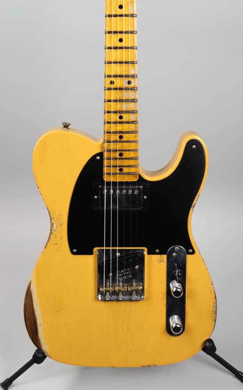 Fender Custom Shop Limited Edition Blackguard HS Tele Heavy Relic Aged Butterscotch Blonde image 1