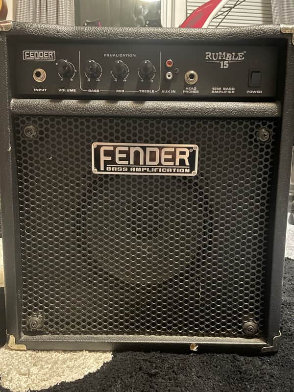 Fender Rumble 15 combo amp bass image 1