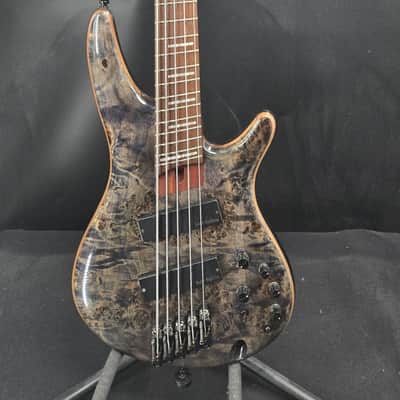 Ibanez SRMS805 Multi-scale 5-string Bass Guitar - Deep Twilight image 2