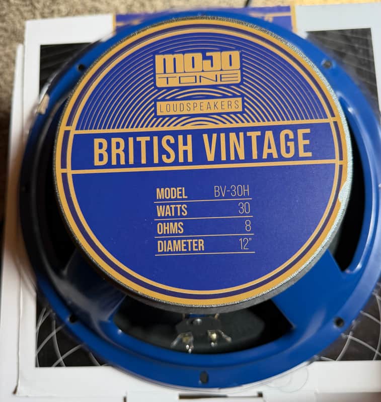 Mojotone BV30H 8 ohm 30 watt Guitar Speaker image 1