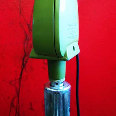 Vintage 1950's Shure 510C controlled reluctance microphone High Z w Atlas DS7 stand 410 510 prop display repair image 6