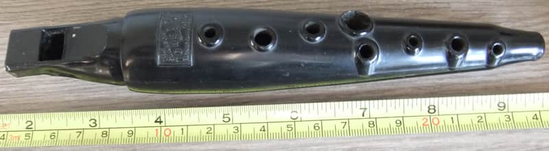 RARE, VINTAGE SWANSON TONETTE VESSEL FLUTE, REPLACEMENT MOUTHPIECE & EXTENDED RANGE image 1