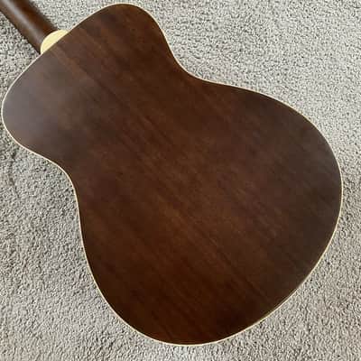 40 Inch Black Acoustic Guitar, Spruce Wood Veneer Top, Mahogany Neck image 16