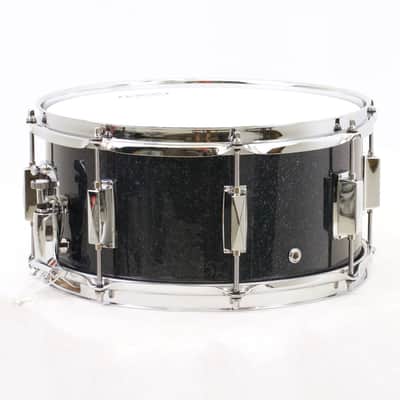 TreeHouse Custom Drums 6½x13 8-ply Maple Snare Drum - Black Sparkle image 3