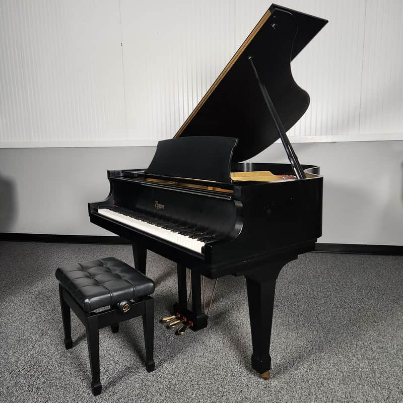 Boston GP163 Satin Ebony 5'4" Baby Grand Piano Mfg 1998 in Japan * Free 1st floor Delivery in NJ! image 1