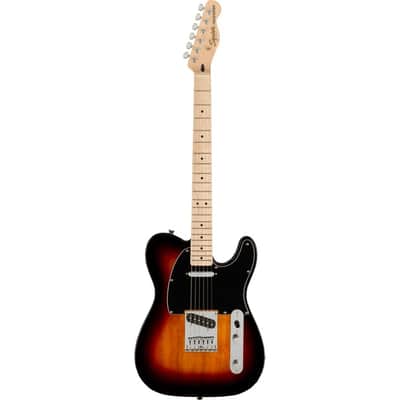 Squier Affinity Telecaster with Maple Fretboard, String Through Body 2021 - Present 3-Tone Sunburst image 2