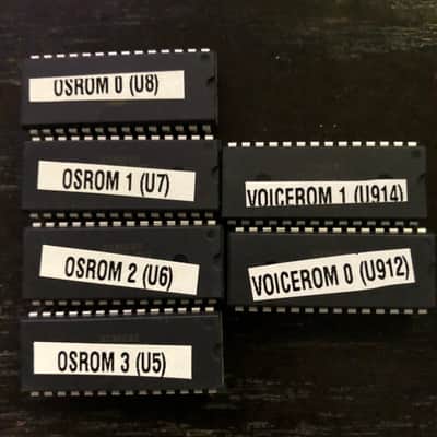Oberheim Xpander latest OS ROM set (CPU 1.2 & voice 1.4) eprom firmware upgrade kit! best price!
