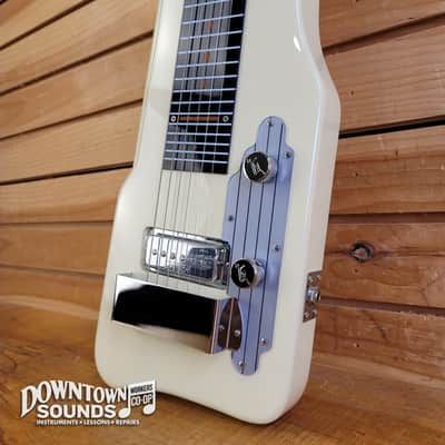 Gretsch G5700 Electromatic Lap Steel Guitar - Vintage White, 28 Fret Neck image 2