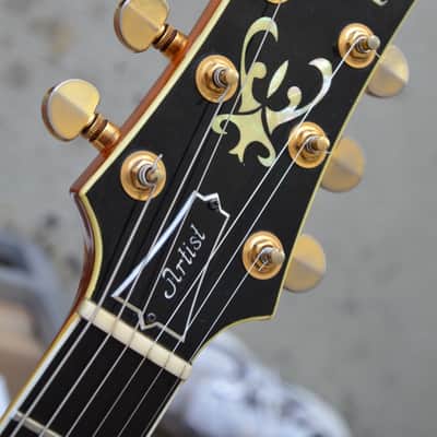 REDUCED! Ibanez Artist 2618 real vintage/made in Japan 1977*rare first series=49 years old! This fine instrument sounds/plays/looks really great*has US-made Seymour Duncan SH4+SH2N pickups that produce a fat vintage LP tone* Bild 17