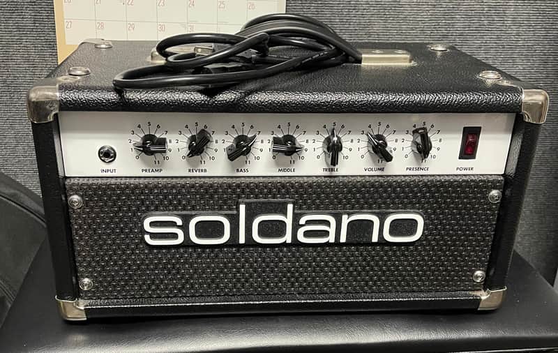 Soldano Astroverb 16 Head AV-16 - Black Bronco Tolex image 1
