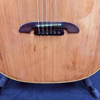 Vintage Alvarez by Kazuo Yairi DY-1 Acoustic Electric Guitar with Gig Bag Made in Japan 1990 image 12