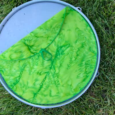 12" single layer Drum Bunny cloth drum cover - dampener - partial mute - compare to Drum Tortillas - Quesadilla - Big Fat Snare image 2