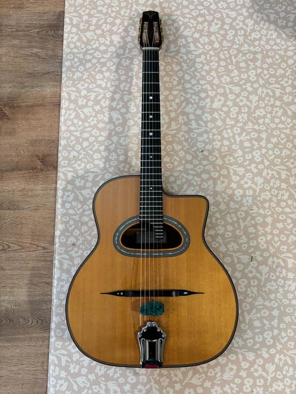 Dell Arte Grand Bouche, John Kinnard Solid Flame Koa With BigTone Pickup image 1