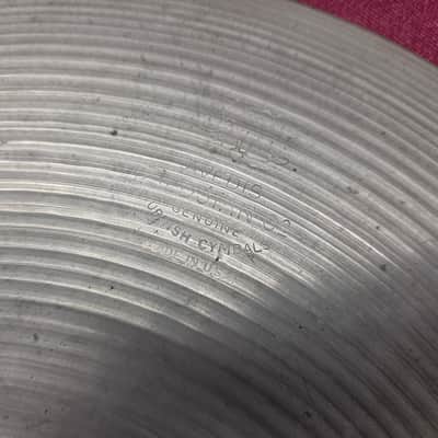 Zildjian 14" A. Zildjian '60s Stamp New Beat Hi-Hat Cymbals (Pair) 1960s- Traditional image 4