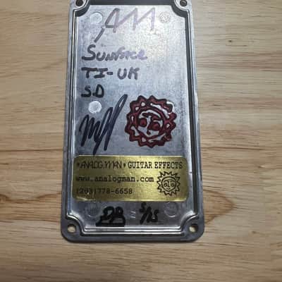 Analogman Sun Face TI-UK Germanium Fuzz with Sun Dial Knob 2008 - 2017 - Gold image 3
