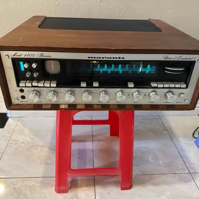 Marantz Model 4400 50-Watt Quadraphonic Solid-State Receiver 1974 - 1978 - Silver with Wood Case image 1