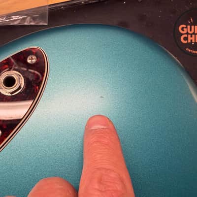 2025 Fender Japan MIJ FSR Hybrid II Jazzmaster Satin Ocean Turquoise Metallic Matching Headstock image 17