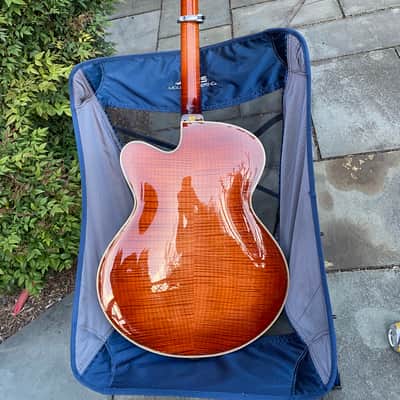 Comins Custom  17” Archtop - 2017 Violin Burst with custom Calton case image 5