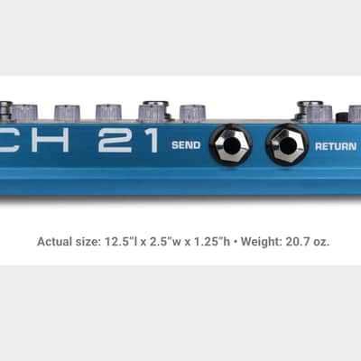 Tech 21 Bass Fly Rig V2 Bass Preamp DI Multi-Effects Pedal  New! image 3