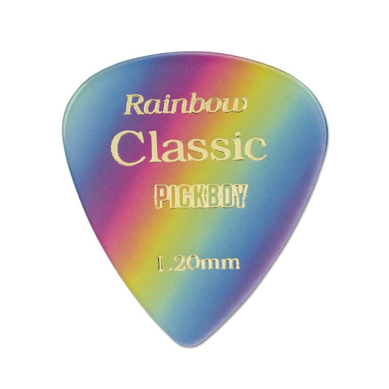 Pickboy Rainbow picks, 1.20mm, 10 pack image 1