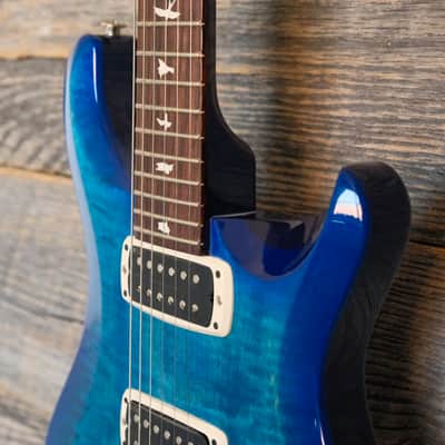 Used PRS S2 24-08 Electric Guitar - Lake Blue w/OGB image 4