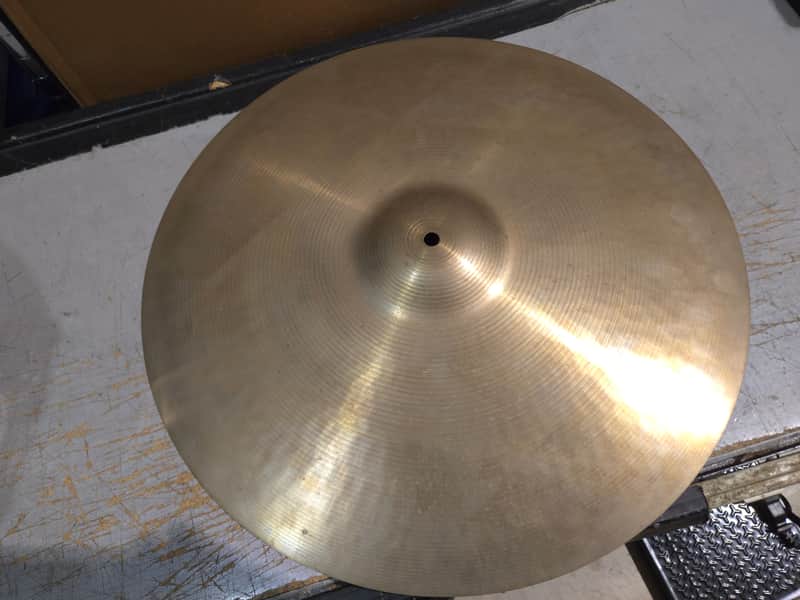 Paiste 20" Formula 602 "Pre-Serial" Medium Ride Cymbal 1959 - 1971 - Traditional image 1