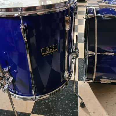 Pearl Export drum set 1980s-90s? Blue image 5