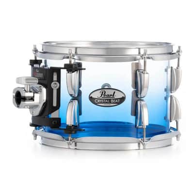 Pearl Crystal Beat Limited Edition 4pc Acrylic Drum Set Glacier Fade image 6