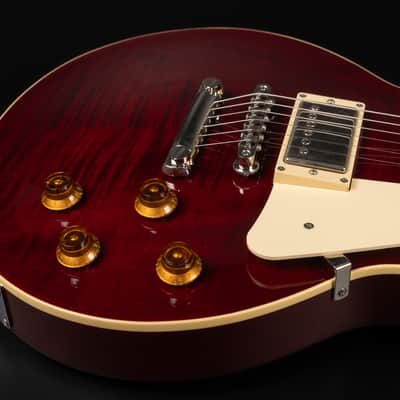 2018 FGN Neo Classic LS30 Sagmeister Special - Wine Red | Japan Les Paul “AAA” Flame Top Seymour Duncan Pickups Long Neck Tenon | Case Bild 18