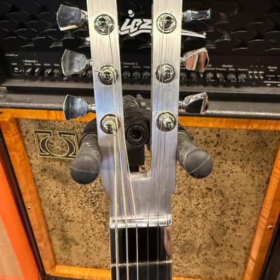 Electrical Guitar Company Custom Acrylic 2012 - Frosted acrylic and polished aluminum neck image 5