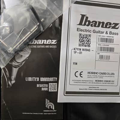 Ibanez K7YIN James "Munky" Shaffer Signature 7-string Matte Black (567) image 9