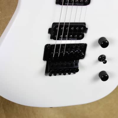 Jackson USA Custom Shop SL2H Speed Neck Soloist Snow White Reversed Headstock image 4