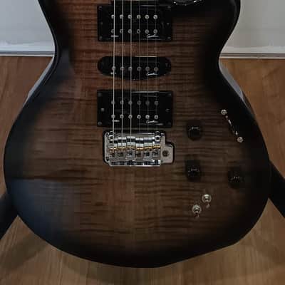 Godin xtSA Multi-Voice Electric Guitar - Trans Black 2000s - Trans Black image 1